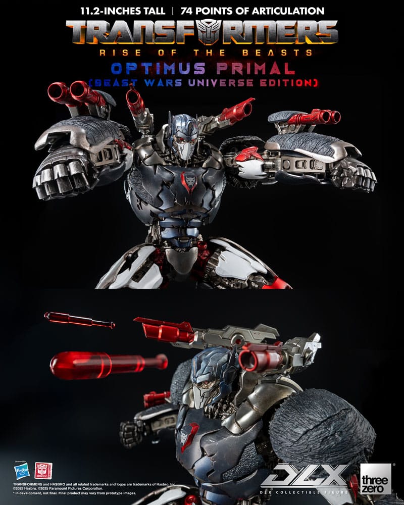 Transformers: el despertar de las bestias Figura DLX Optimus Primal (Beast Wars Universe Edition) 29 cm - Z POP Toys