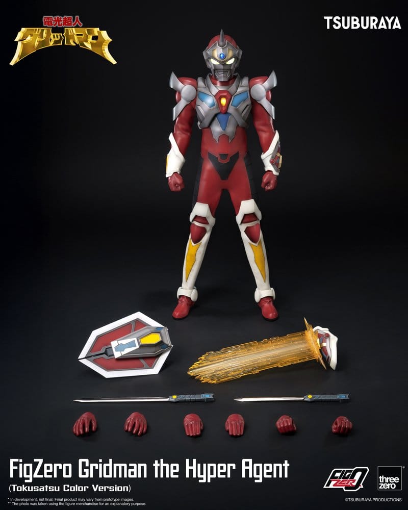 Gridman the Hyper Agent FigZero Figura Gridman (Tokusatsu Color Version) 30 cm