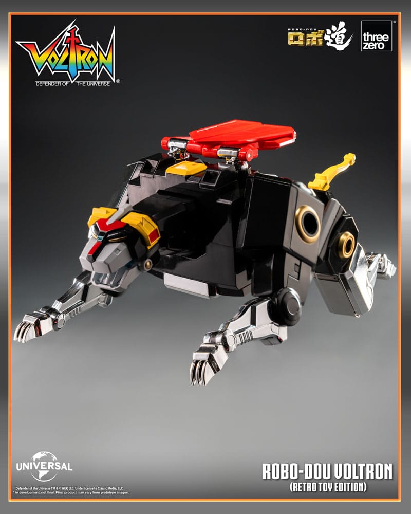 Voltron: Defender of the Universe Figura Robo-Dou Voltron Retro Toy Edition 27 cm - Z POP Toys