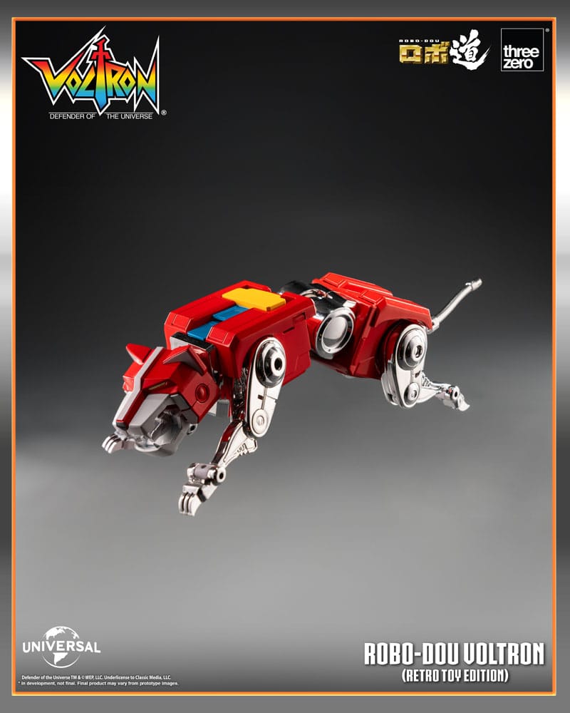 Voltron: Defender of the Universe Figura Robo-Dou Voltron Retro Toy Edition 27 cm - Z POP Toys