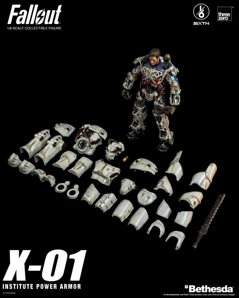 Fallout Figura FigZero 1/6 X-01 Institute Power Armor 37 cm - Z POP Toys
