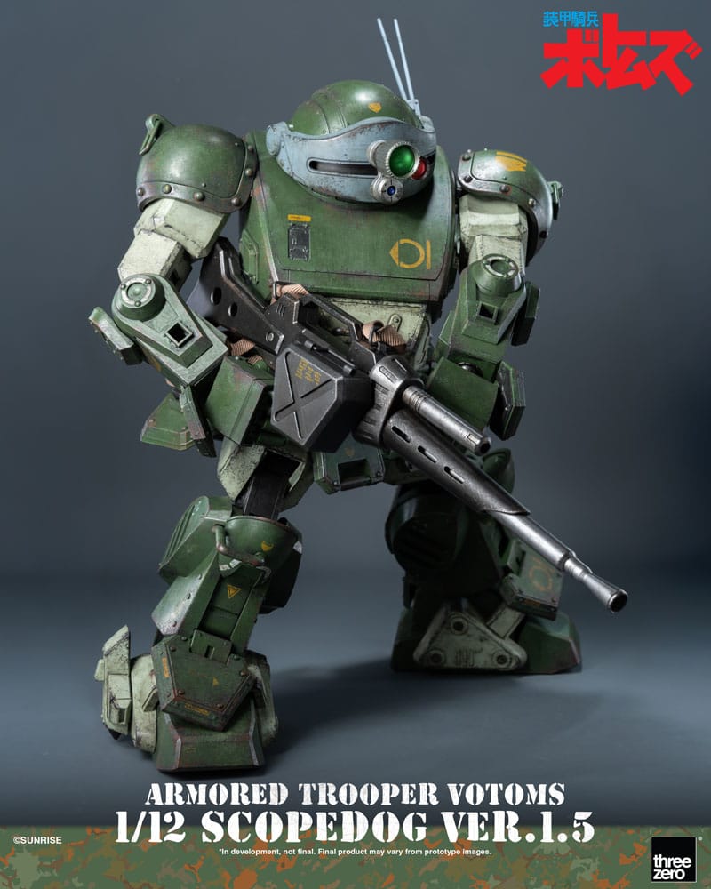 Armored Trooper Votoms Figura 1/12 Scopedog Ver.1.5 15 cm - Z POP Toys