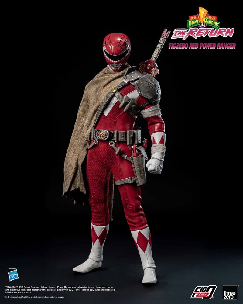Mighty Morphin Power Rangers: The Return FigZero Figura 1/6 Red Power Ranger 31 cm