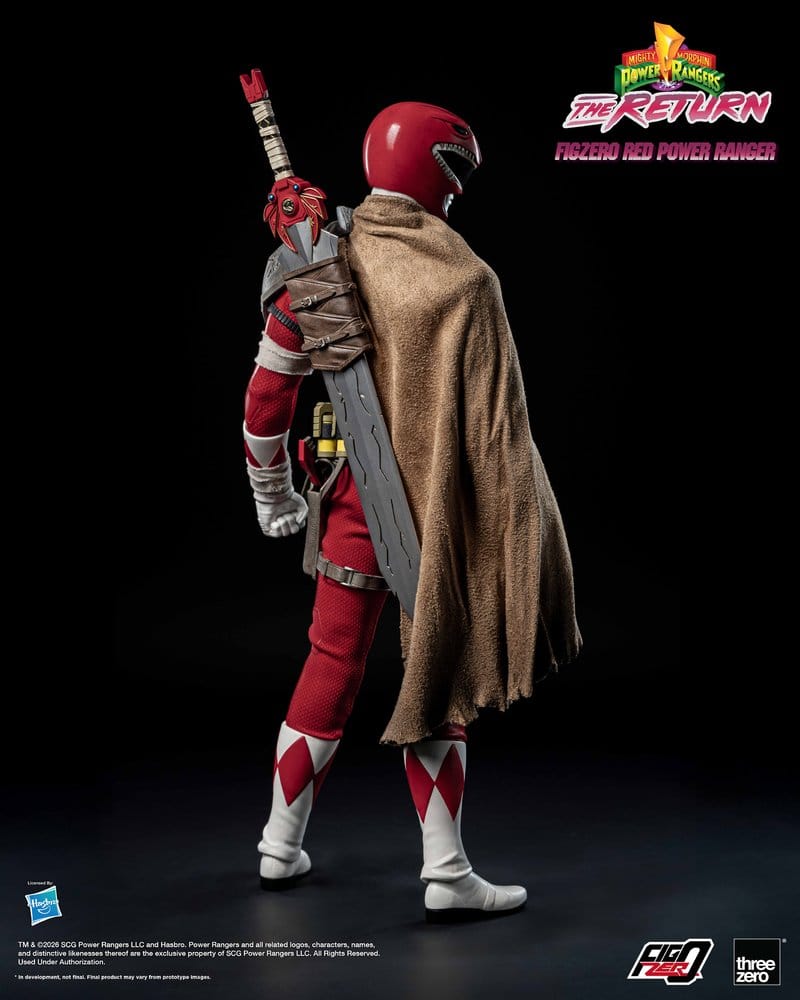 Mighty Morphin Power Rangers: The Return FigZero Figura 1/6 Red Power Ranger 31 cm