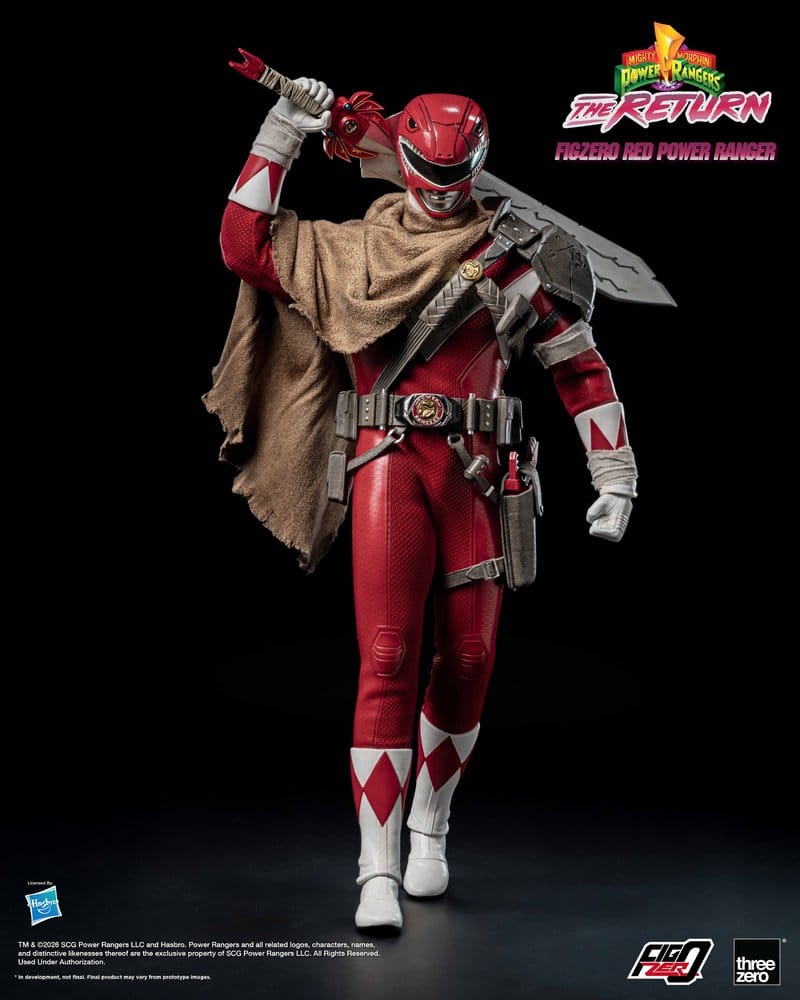 Mighty Morphin Power Rangers: The Return FigZero Figura 1/6 Red Power Ranger 31 cm