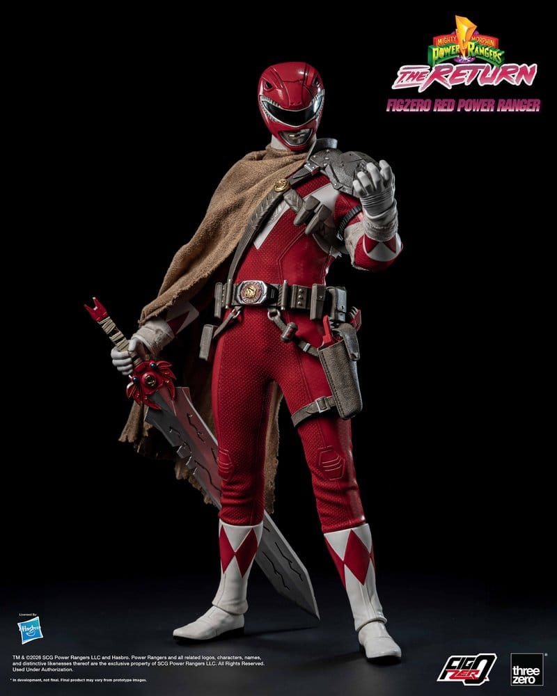 Mighty Morphin Power Rangers: The Return FigZero Figura 1/6 Red Power Ranger 31 cm
