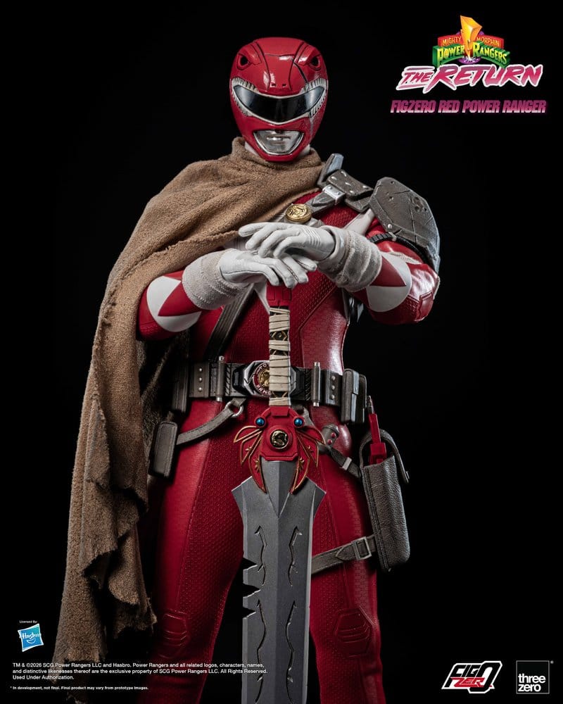 Mighty Morphin Power Rangers: The Return FigZero Figura 1/6 Red Power Ranger 31 cm