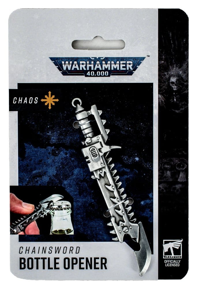 Warhammer 40,000 Abridor de botellas Chaos Chainsword