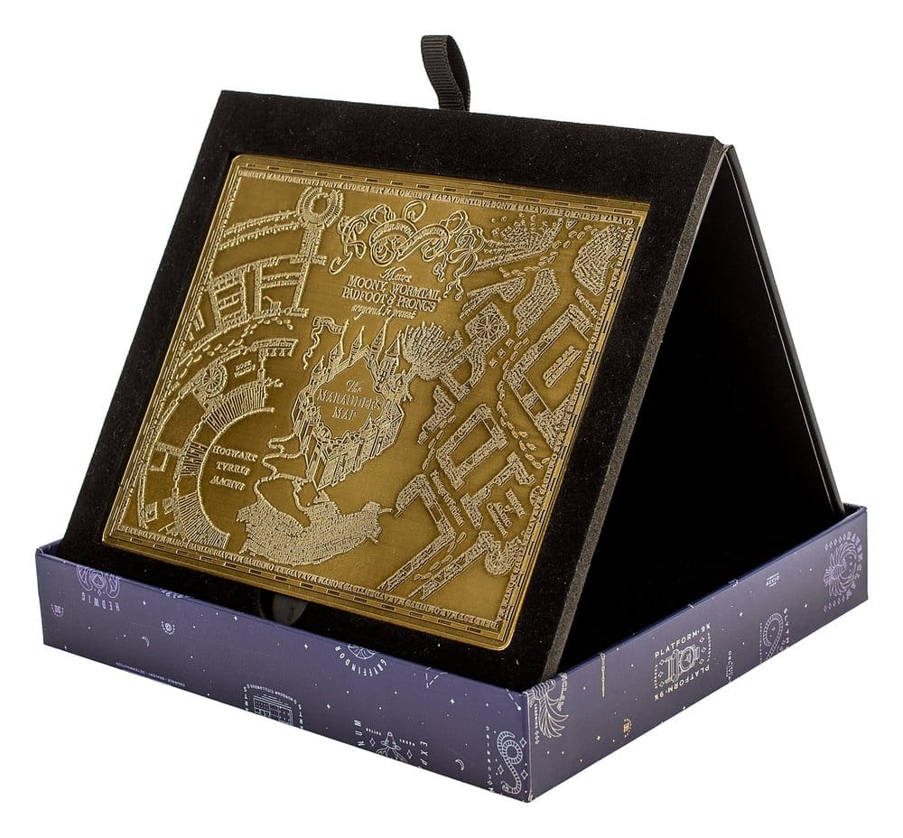 Harry Potter Réplica Marauder's Map Metal Map 15 cm