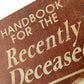 Beetlejuice Caja Réplica Handbook for the Recently Deceased