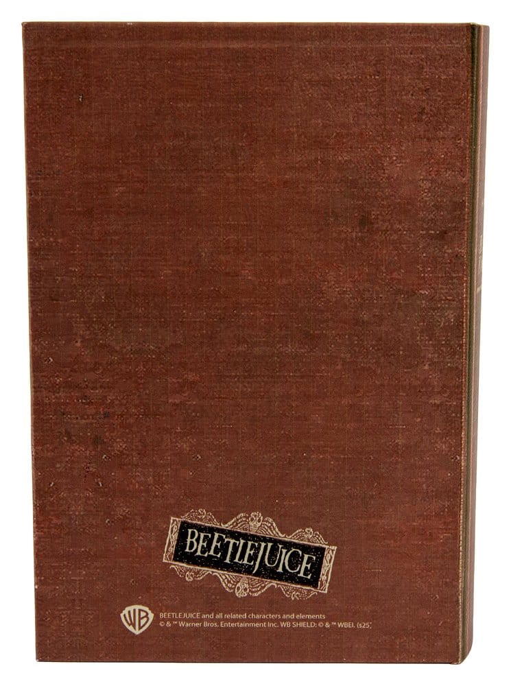 Beetlejuice Caja Réplica Handbook for the Recently Deceased