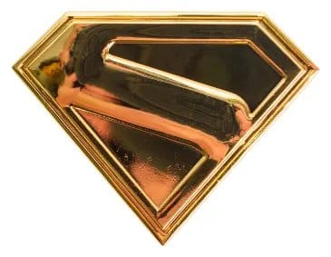 Superman Réplica de escudo dorado Imán