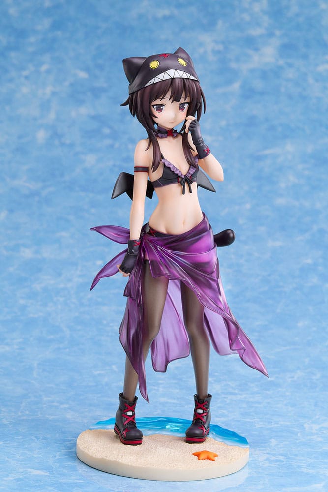 KonoSuba: An Explosion on This Wonderful World! Estatua 1/7 Megumin Chomusuke Swimsuit Ver. 22 cm - Z POP Toys