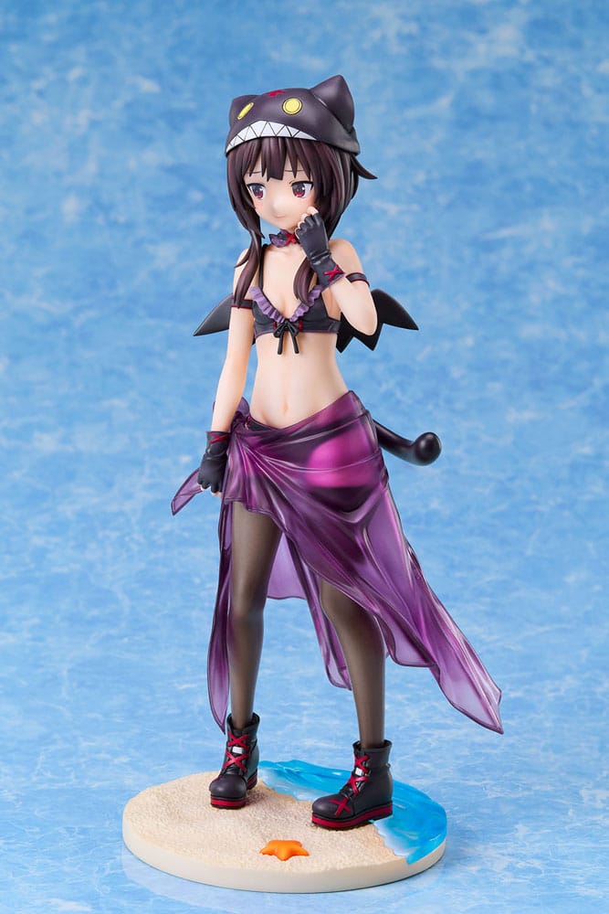KonoSuba: An Explosion on This Wonderful World! Estatua 1/7 Megumin Chomusuke Swimsuit Ver. 22 cm - Z POP Toys
