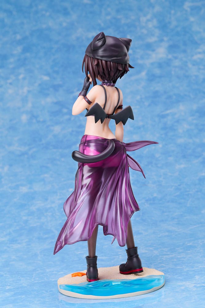 KonoSuba: An Explosion on This Wonderful World! Estatua 1/7 Megumin Chomusuke Swimsuit Ver. 22 cm - Z POP Toys