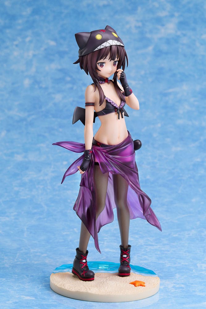 KonoSuba: An Explosion on This Wonderful World! Estatua 1/7 Megumin Chomusuke Swimsuit Ver. 22 cm - Z POP Toys