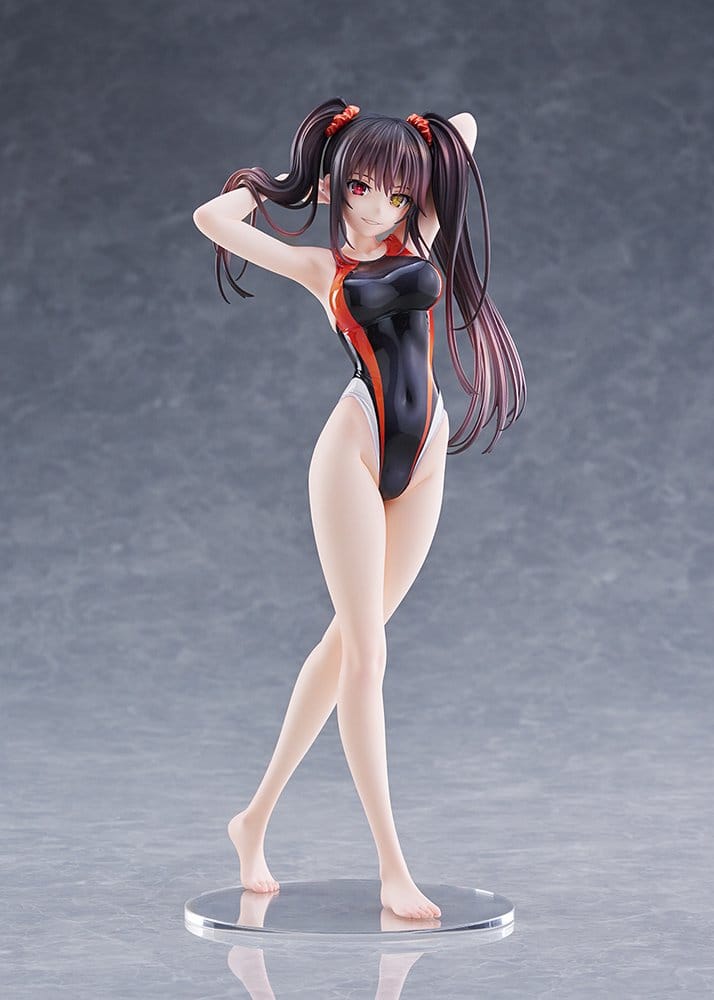 Date A Live Swimsuit Silhouette Figura PVC 1/7 Kurumi Tokisaki Swimwear Ver. 24 cm