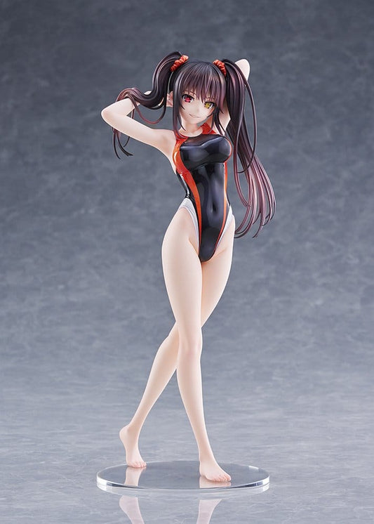 Date A Live Swimsuit Silhouette Figura PVC 1/7 Kurumi Tokisaki Swimwear Ver. 24 cm