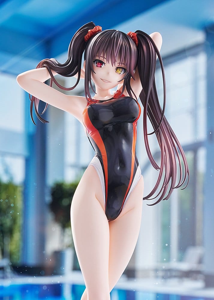 Date A Live Swimsuit Silhouette Figura PVC 1/7 Kurumi Tokisaki Swimwear Ver. 24 cm