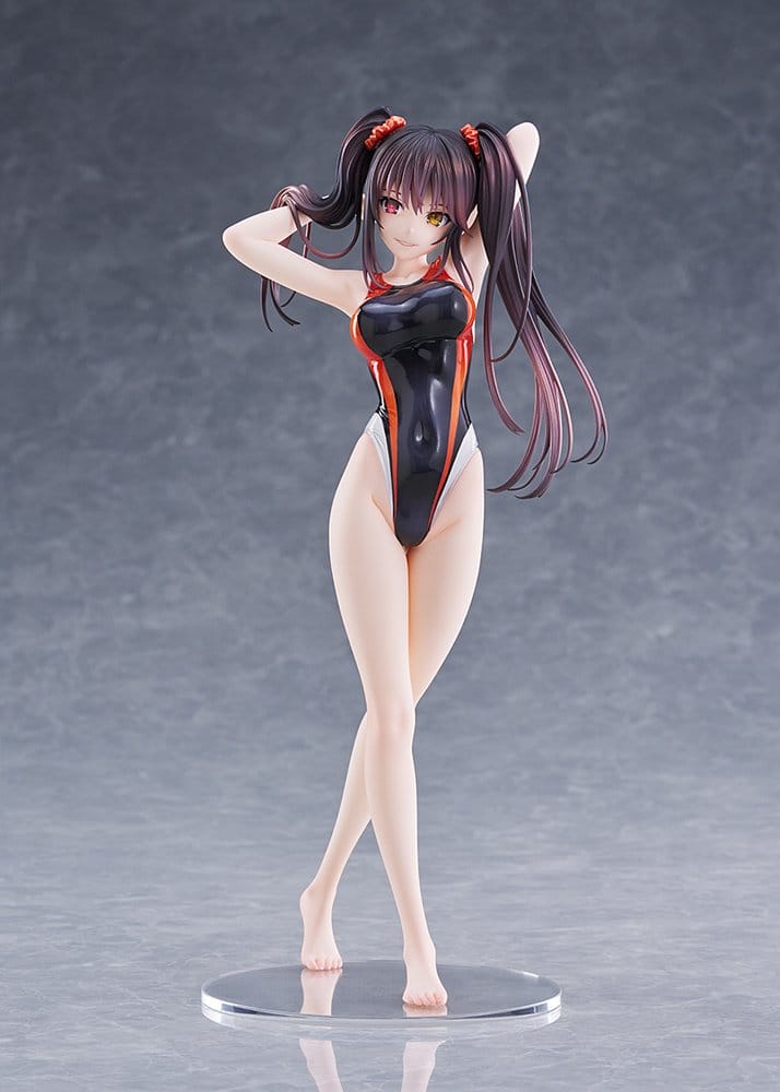 Date A Live Swimsuit Silhouette Figura PVC 1/7 Kurumi Tokisaki Swimwear Ver. 24 cm