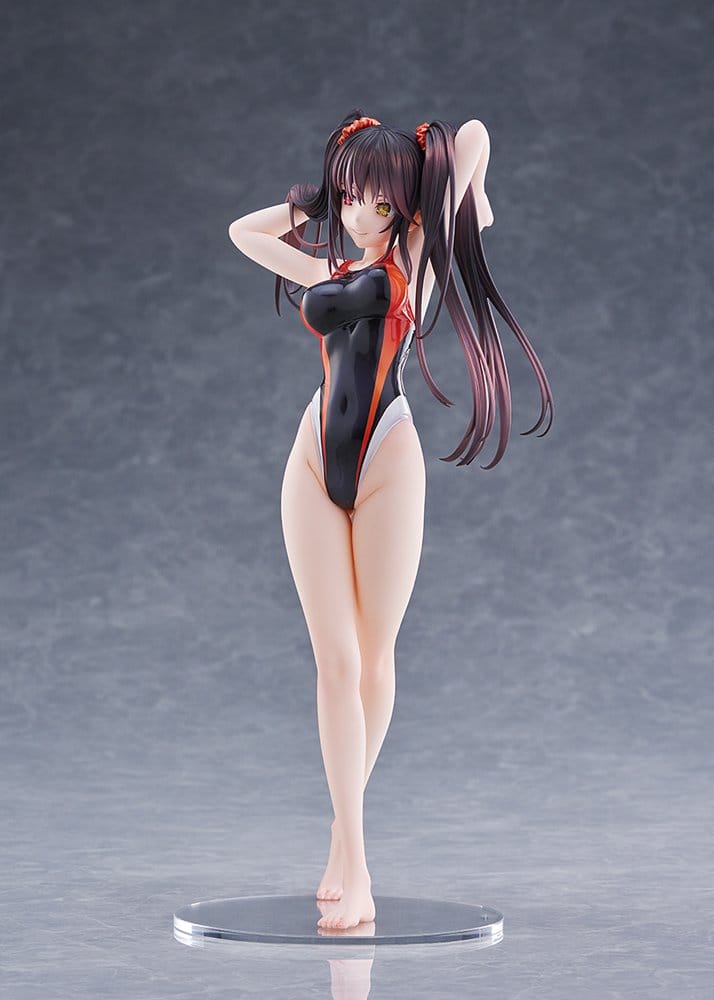 Date A Live Swimsuit Silhouette Figura PVC 1/7 Kurumi Tokisaki Swimwear Ver. 24 cm