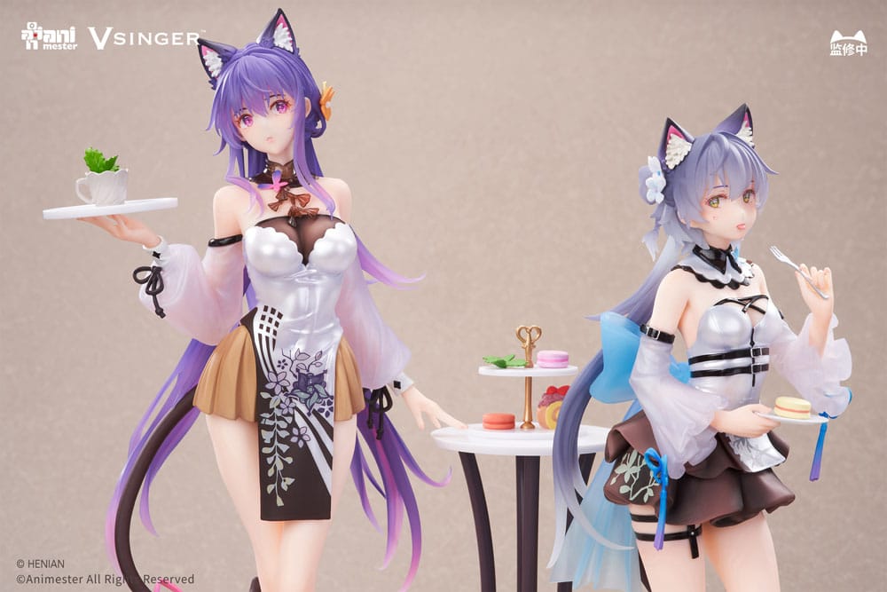 VSinger Luo Tianyi & Mo Qingxian pack de 2 Estatuas 1/7 Luo Tianyi & Mo Qingxian Tea Time Melody Ver. - Z POP Toys