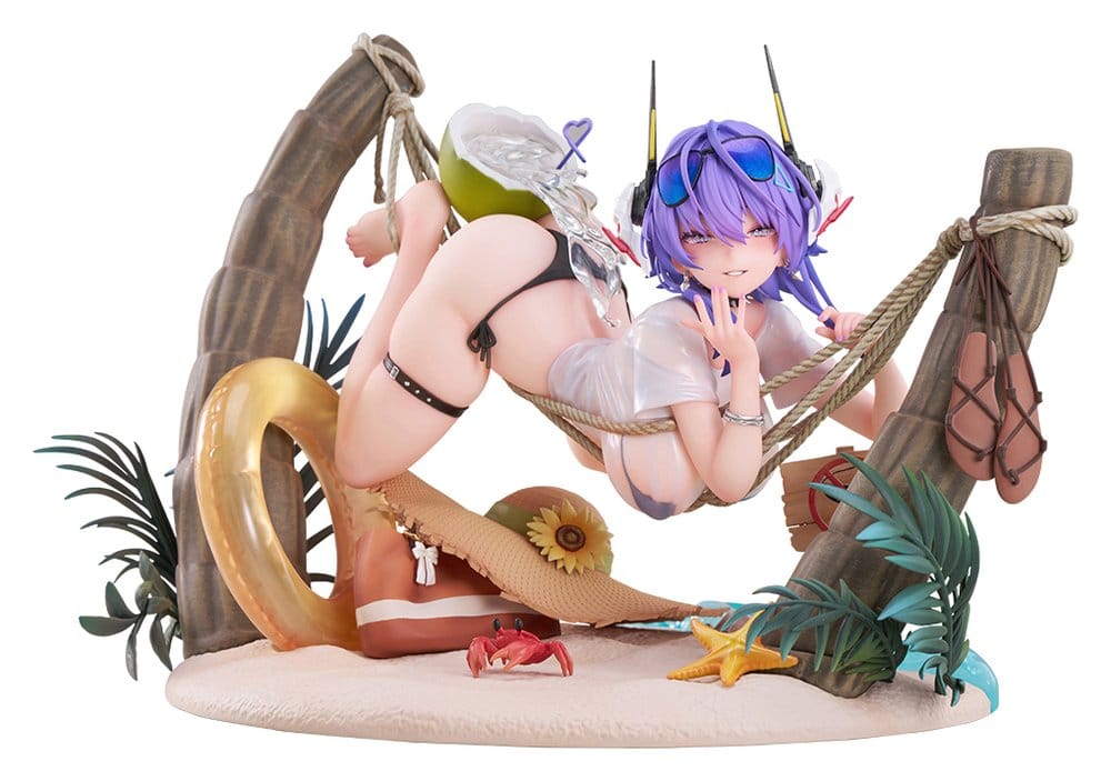Original Character Figura PVC 1/6 Bright Summer Barbera·Red illustration by DaiblosCore 14 cm