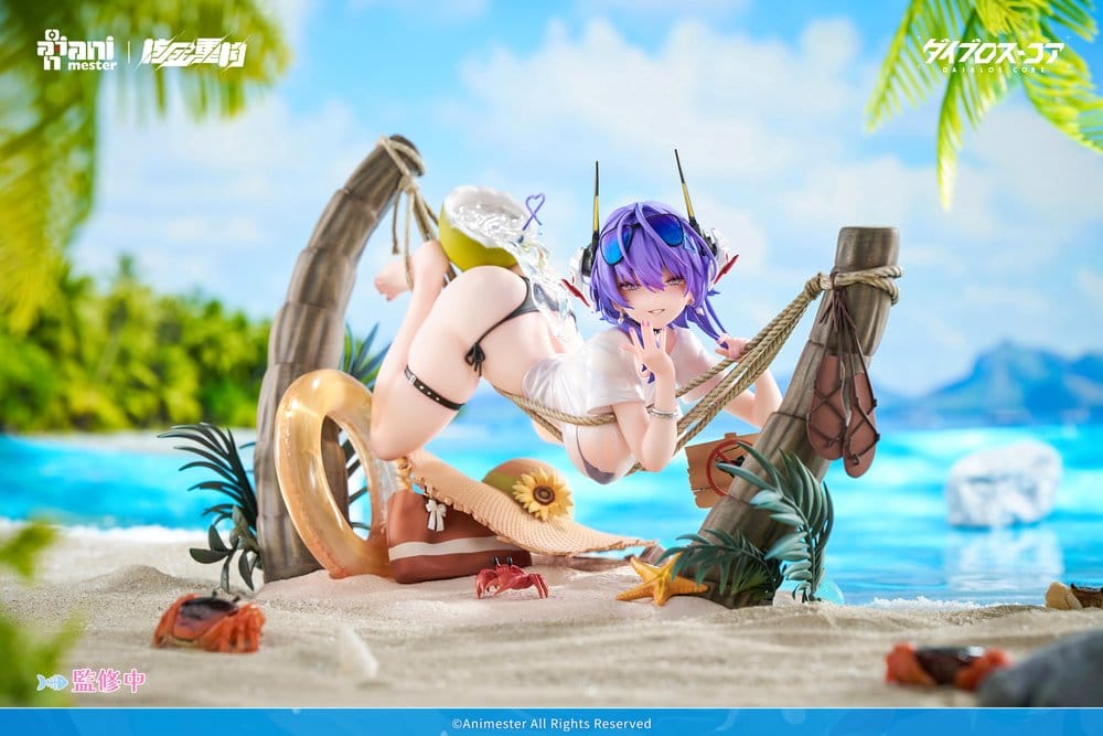 Original Character Figura PVC 1/6 Bright Summer Barbera·Red illustration by DaiblosCore 14 cm