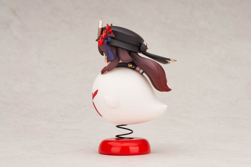 Genshin Impact Estatua PVC Hu Tao Chibi Chara Yurayura Stand Ver. (re-run) 10 cm