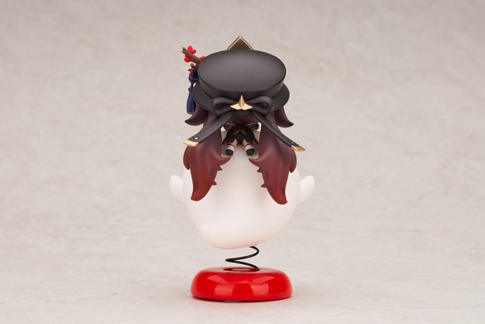 Genshin Impact Estatua PVC Hu Tao Chibi Chara Yurayura Stand Ver. (re-run) 10 cm