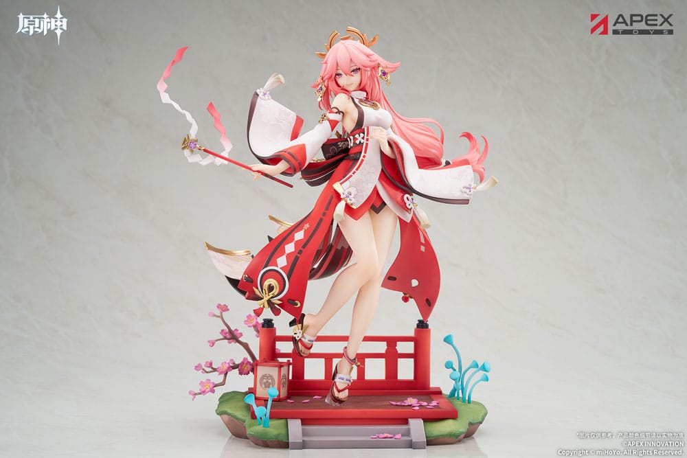 Genshin Impact Estatua PVC 1/7 Yae Miko Astute Amusement Ver. 28 cm - Z POP Toys