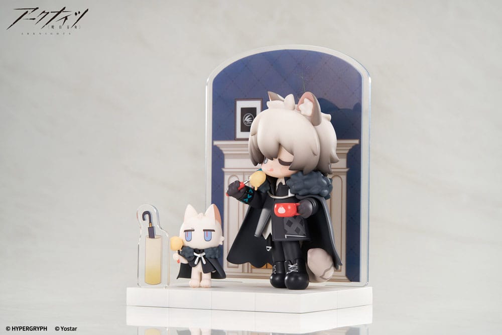Arknights Estatua PVC Would You Like A Dessert? Mini Series SilverAsh 10 cm - Z POP Toys