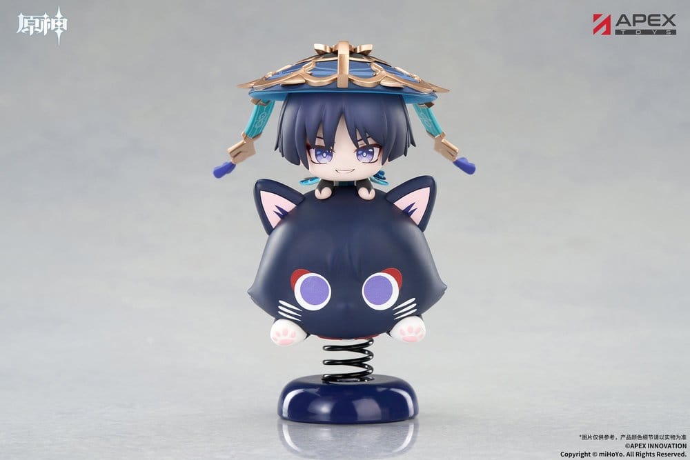 Genshin Impact Figura PVC Chibi Chara Yurayura Stand Wanderer 11 cm