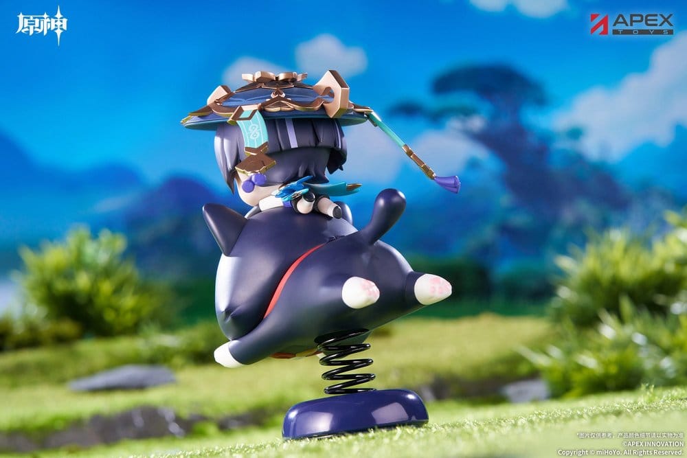 Genshin Impact Figura PVC Chibi Chara Yurayura Stand Wanderer 11 cm