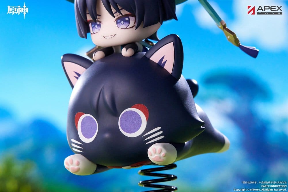 Genshin Impact Figura PVC Chibi Chara Yurayura Stand Wanderer 11 cm