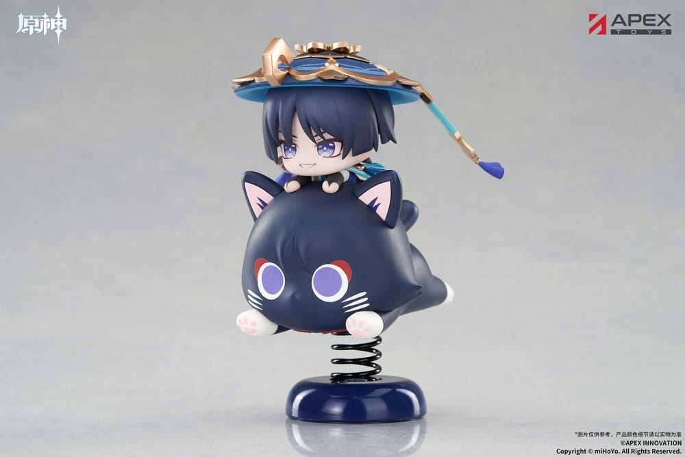 Genshin Impact Figura PVC Chibi Chara Yurayura Stand Wanderer 11 cm