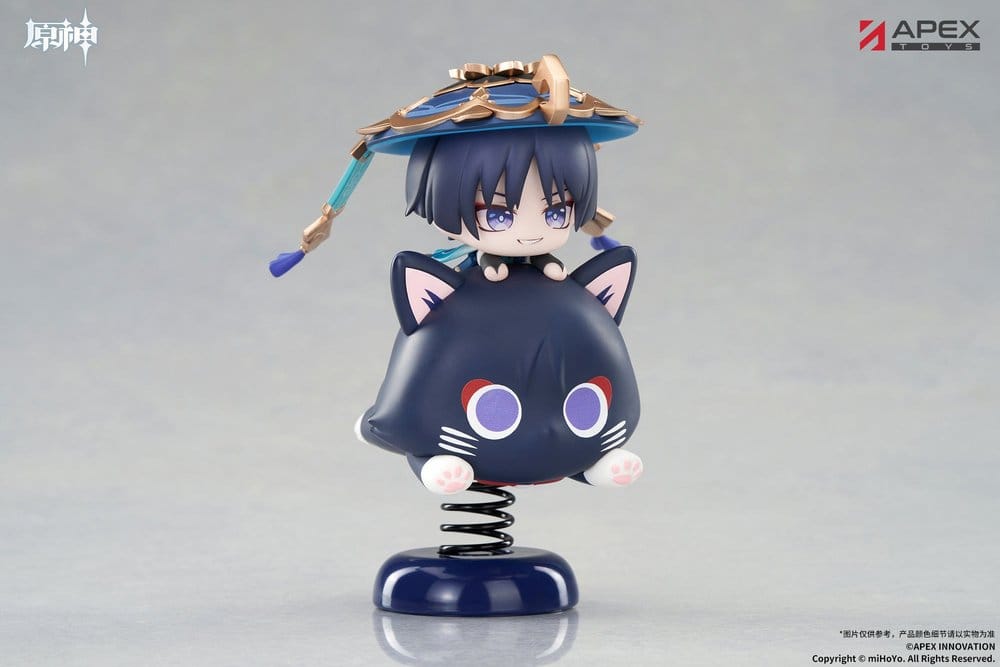 Genshin Impact Figura PVC Chibi Chara Yurayura Stand Wanderer 11 cm