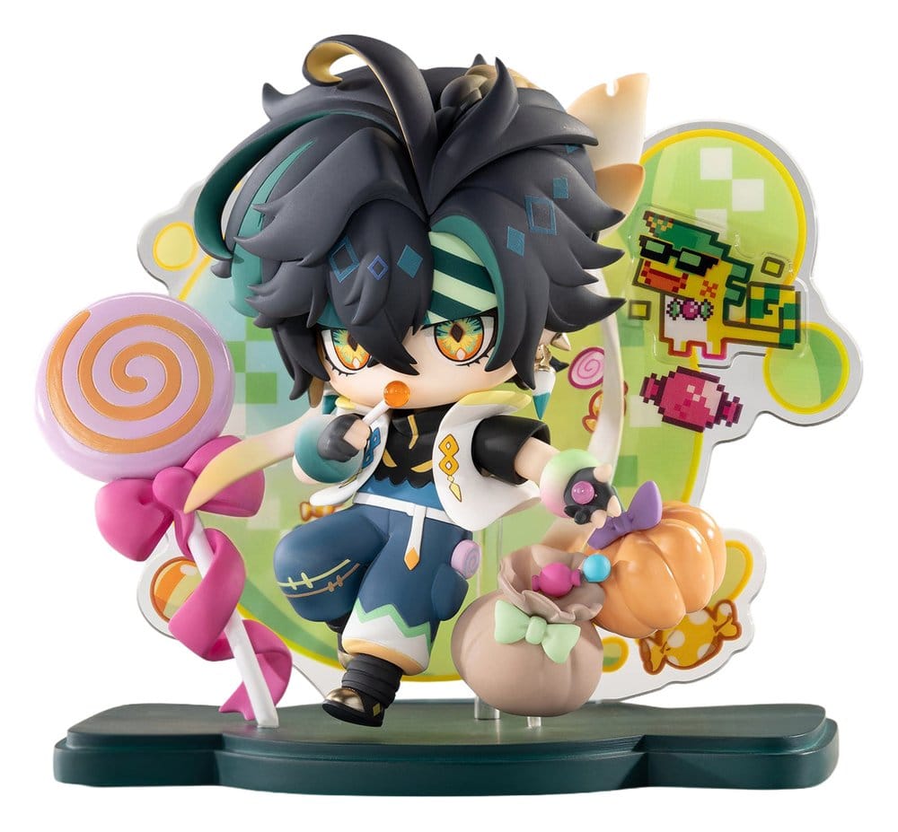 Genshin Impact Chibi Chara Figura PVC You Ye Qi Xiang Series Kinich 11 cm