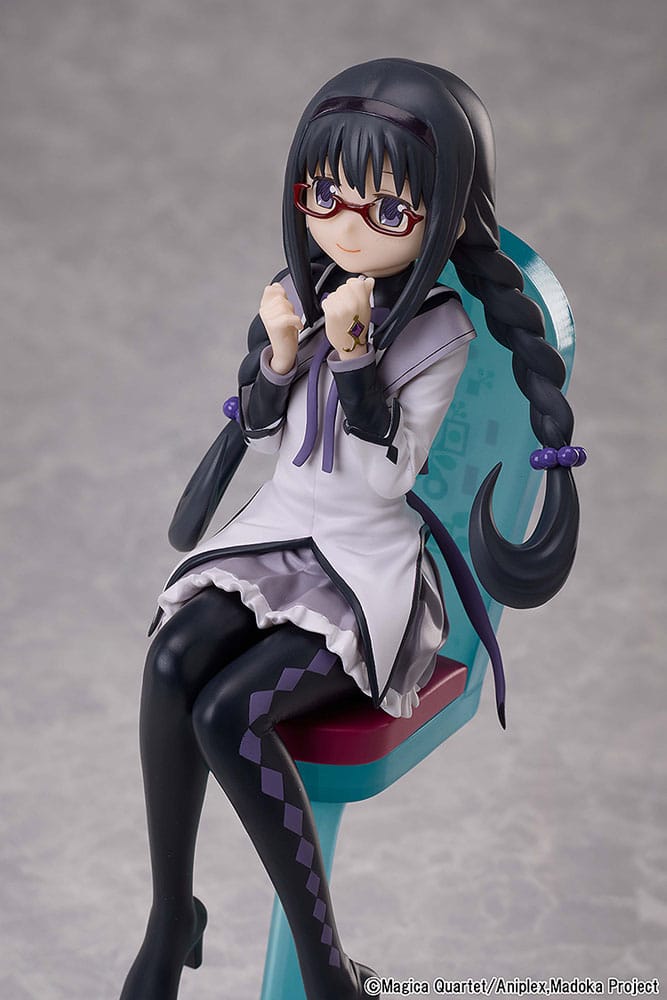 Puella Magi Madoka Magica The Movie: Rebellion Estatua PVC Homura Akemi Tea Party Cake Song Ver. 18 cm