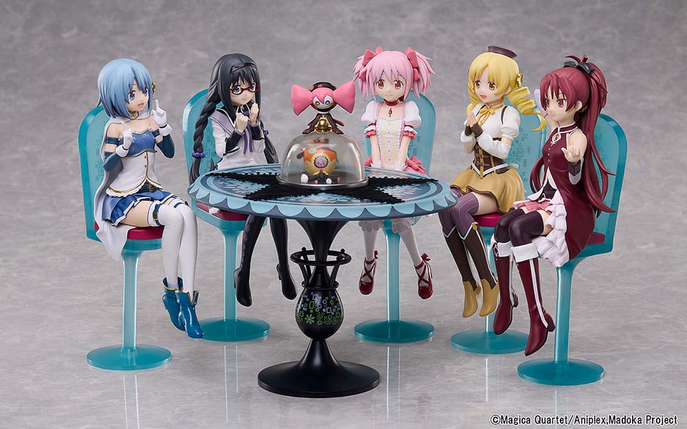 Puella Magi Madoka Magica The Movie: Rebellion Estatua PVC Tea Party Cake Song Ver. Set 18 cm - Z POP Toys