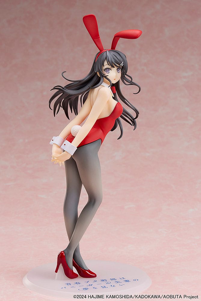 Rascal Does Not Dream of Bunny Girl Senpai Estatua 1/7 Mai Sakurajima Red Bunny Girl Ver. 27 cm - Z POP Toys