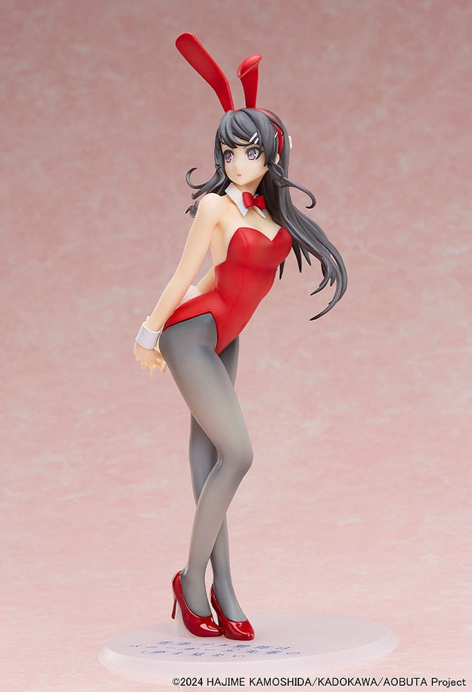 Rascal Does Not Dream of Bunny Girl Senpai Estatua 1/7 Mai Sakurajima Red Bunny Girl Ver. 27 cm - Z POP Toys
