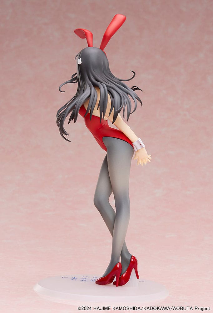 Rascal Does Not Dream of Bunny Girl Senpai Estatua 1/7 Mai Sakurajima Red Bunny Girl Ver. 27 cm - Z POP Toys