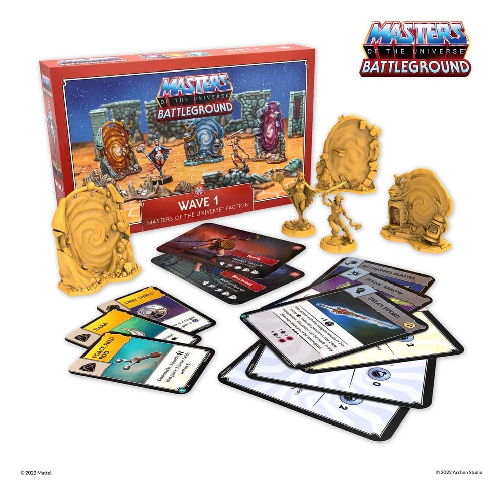 Masters of the Universe: Battleground Juego de Miniaturas Wave 1: Masters of the Universe Faction *Edición Inglés*