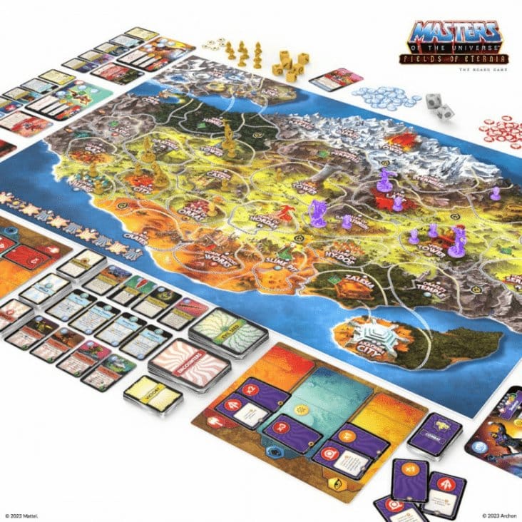 Masters of the Universe Juego de Mesa Fields of Eternia *Edición Francesa*