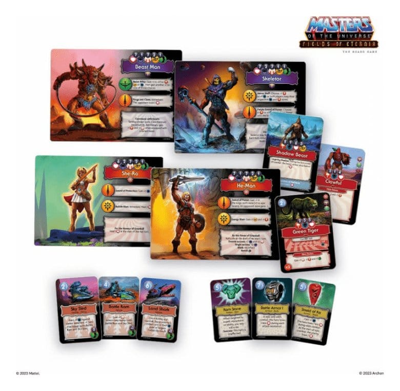 Masters of the Universe Juego de Mesa Fields of Eternia *Edición Italiana*