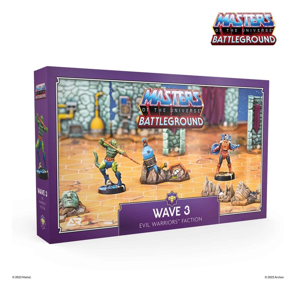 Masters of the Universe: Battleground Juego de Miniaturas Wave 3: Evil Warriors Faction *Edición Italiano*