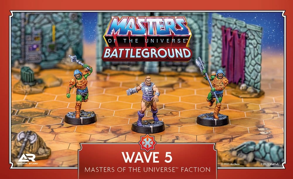 Masters of the Universe: Battleground Juego de Miniaturas Wave 5: Masters of the Universe Faction *Edición Inglés*