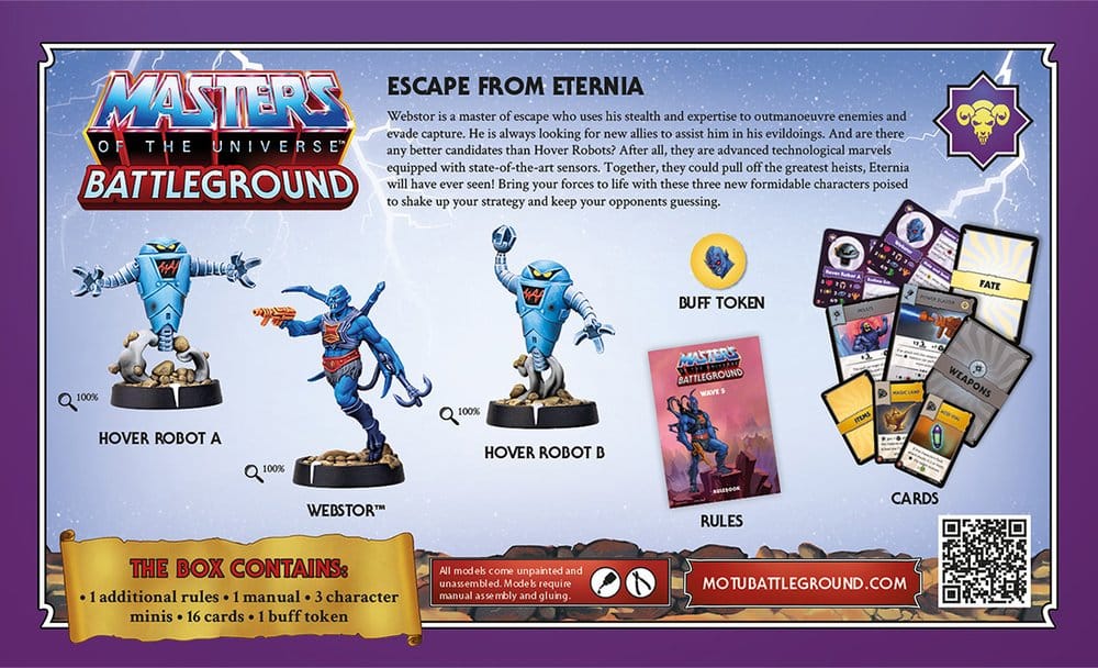 Masters of the Universe: Battleground Juego de Miniaturas Wave 5: Evil Warriors Faction *Edición Italiano*