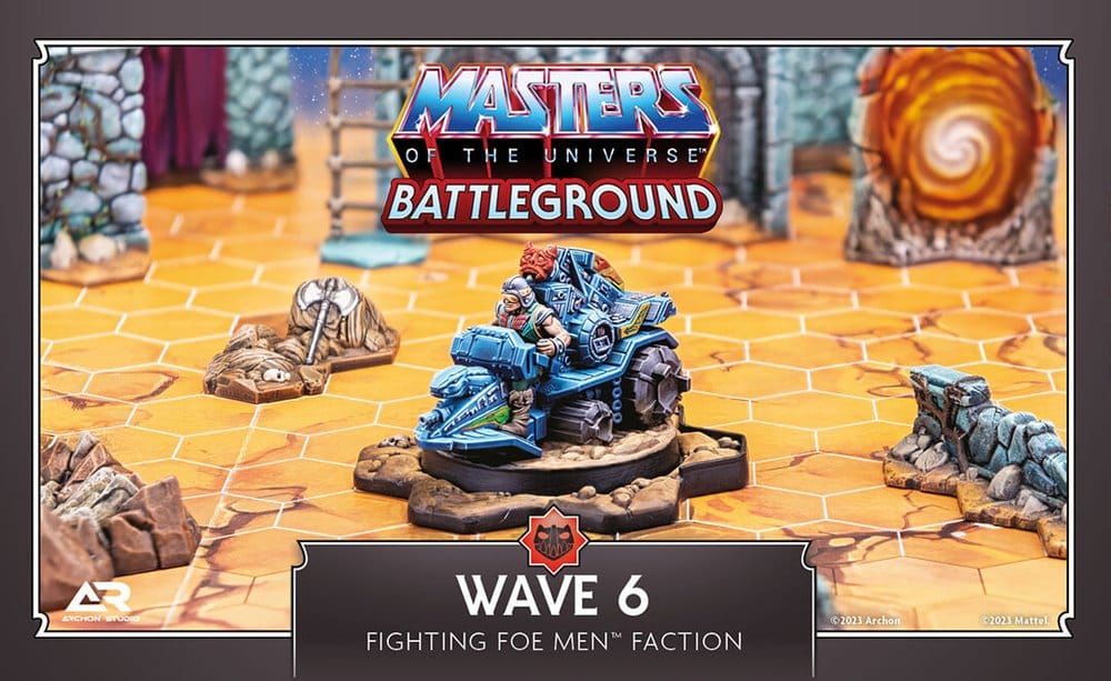 Masters of the Universe: Battleground Juego de Miniaturas Wave 6: Fighting Foe Men Faction *Edición Francés*